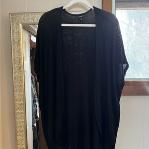 Torrid Black Textured Knit Cardigan